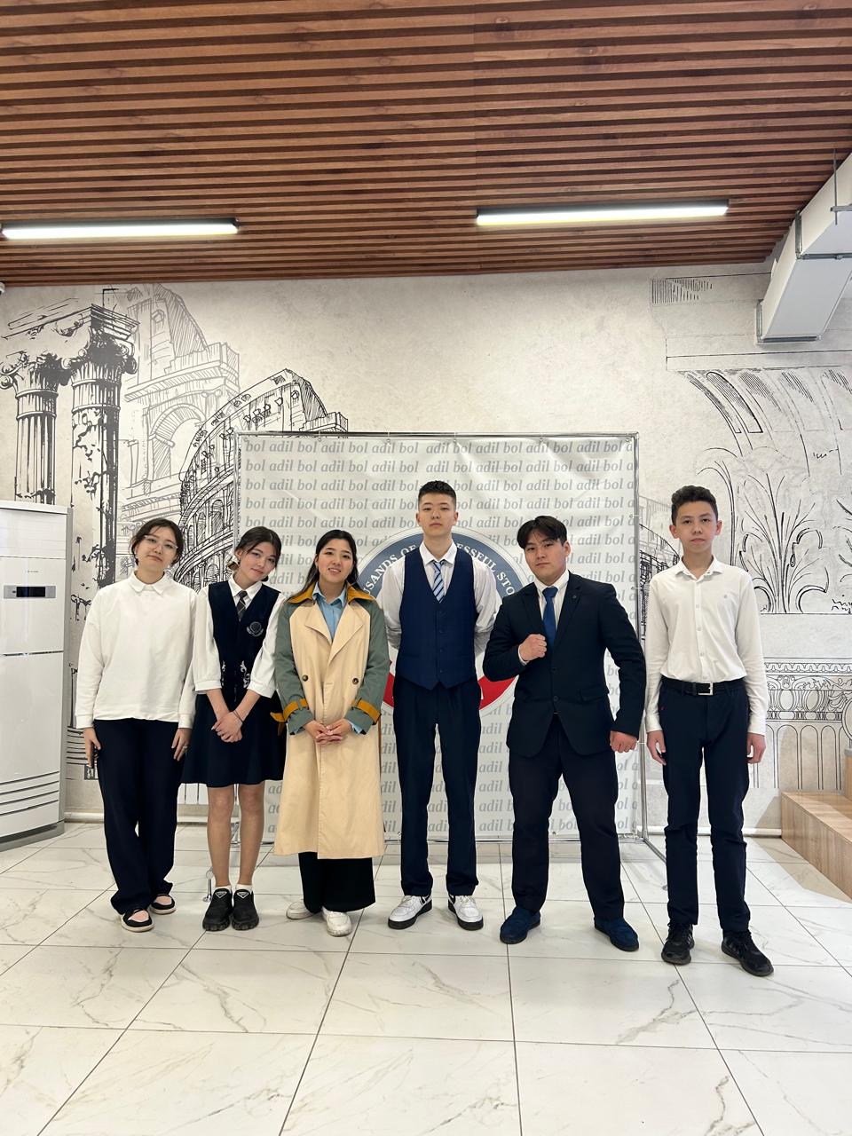 «Әділет  колледжінде » өткен, ашық есік күніне барып қайтты.