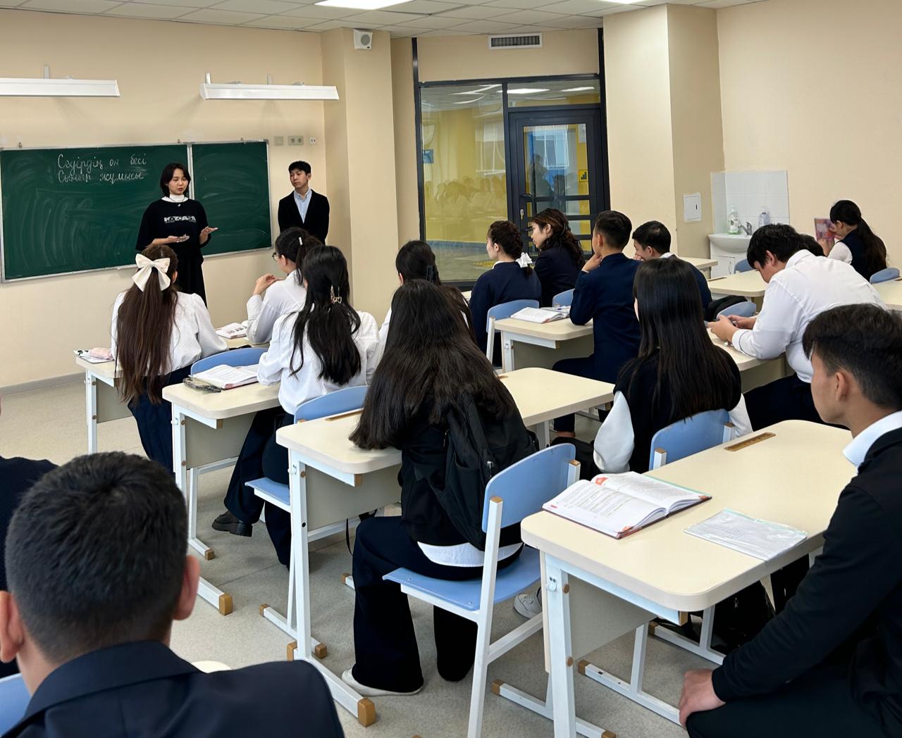 «KazGASA»  колледжінің белсенді  өкілі келді