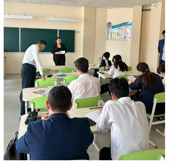 " Инновациялық  колледжінің белсенді  өкілдері келді. "