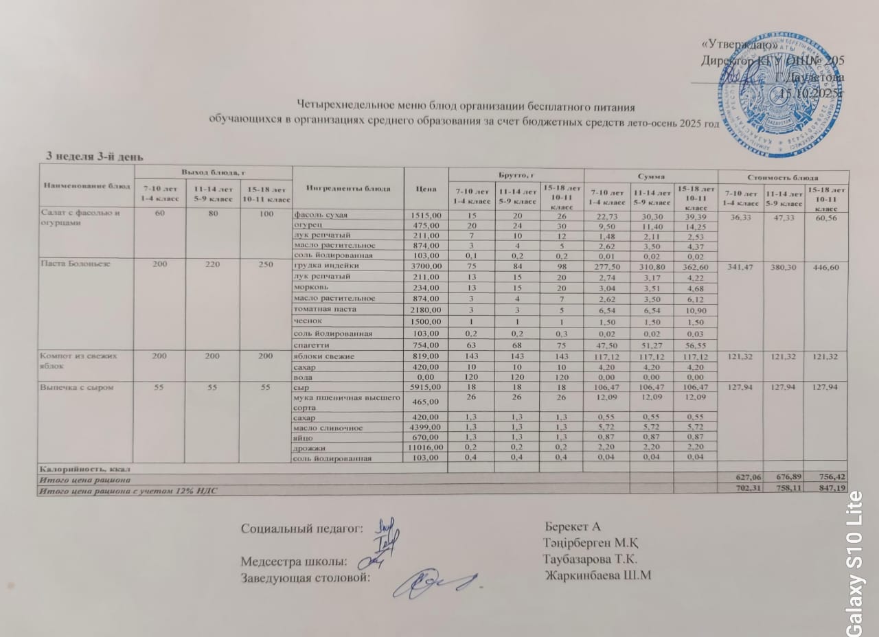 Ас мәзірі