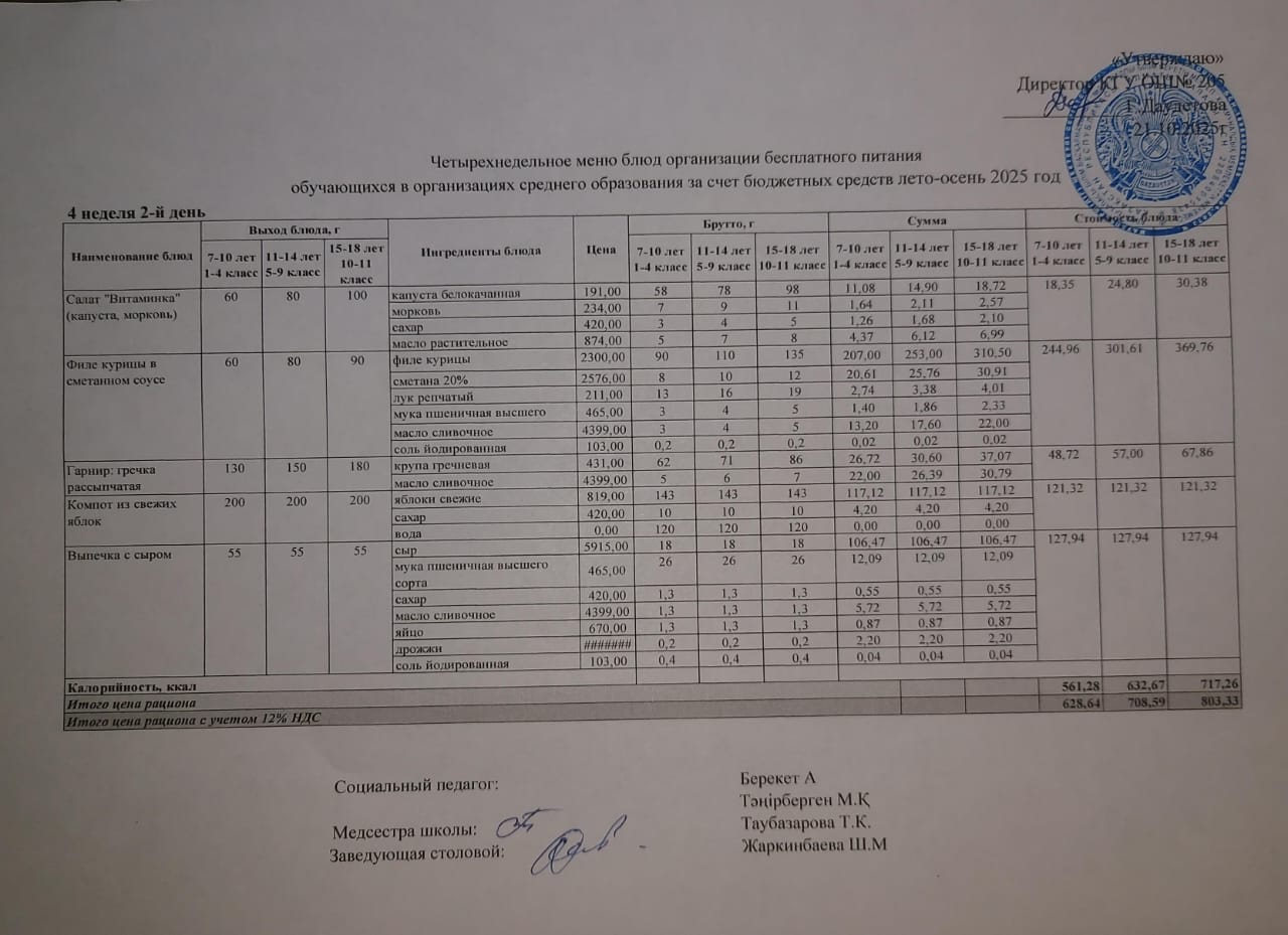 Ас мәзірі