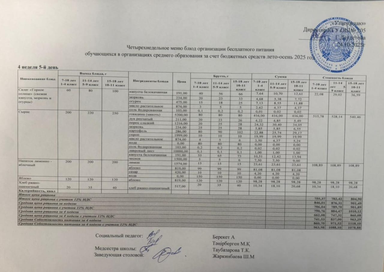Ас мәзірі
