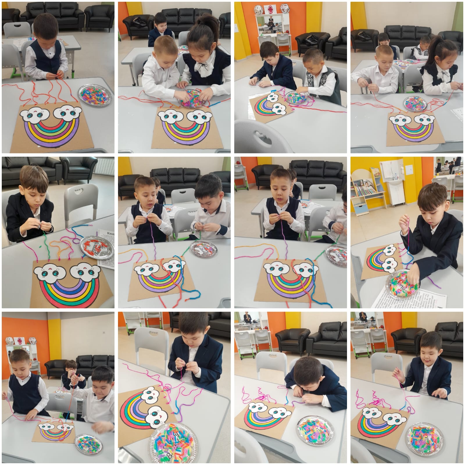 Арнайы педагог сабағы барысында.