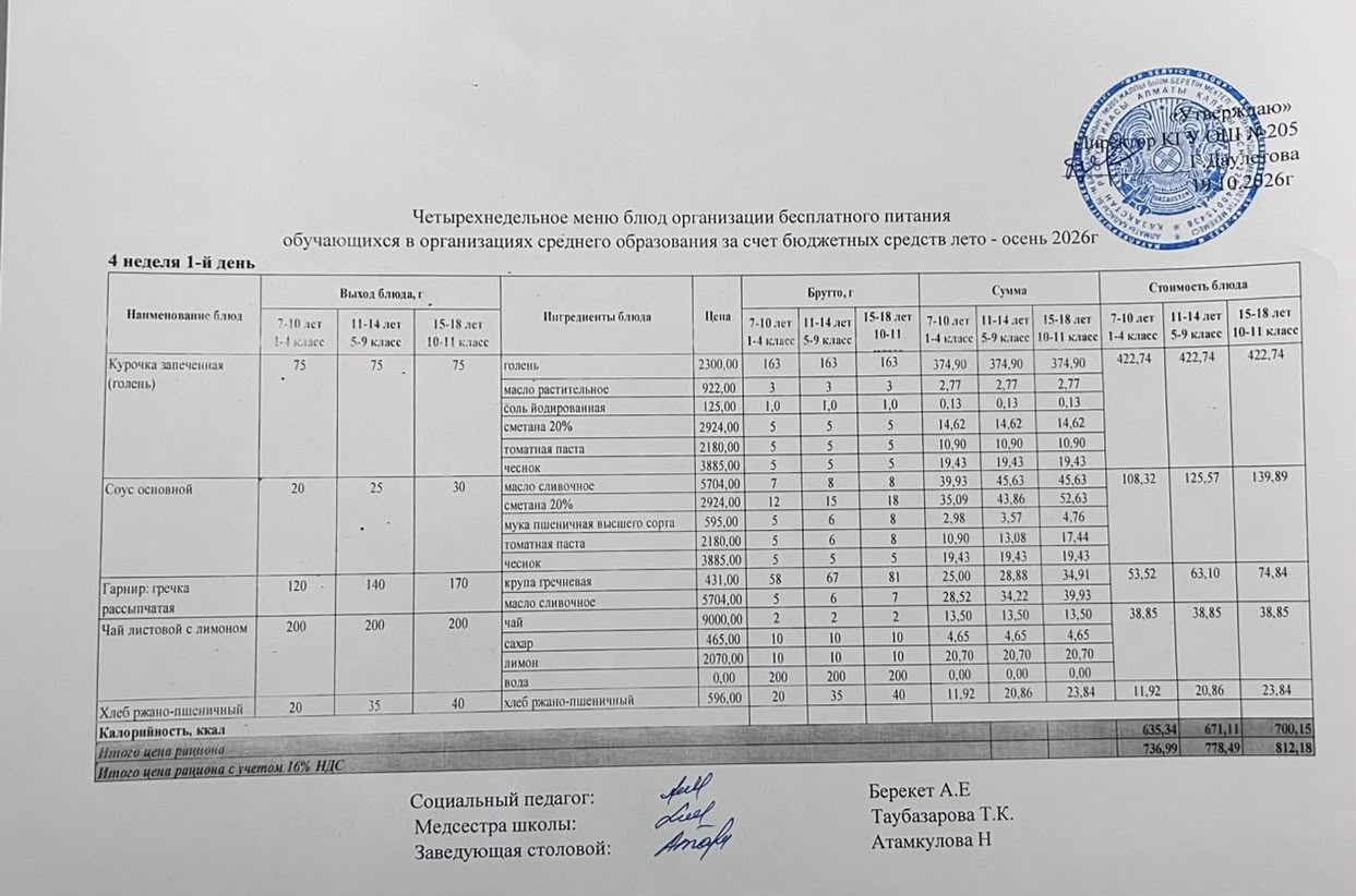 Ас мәзірі